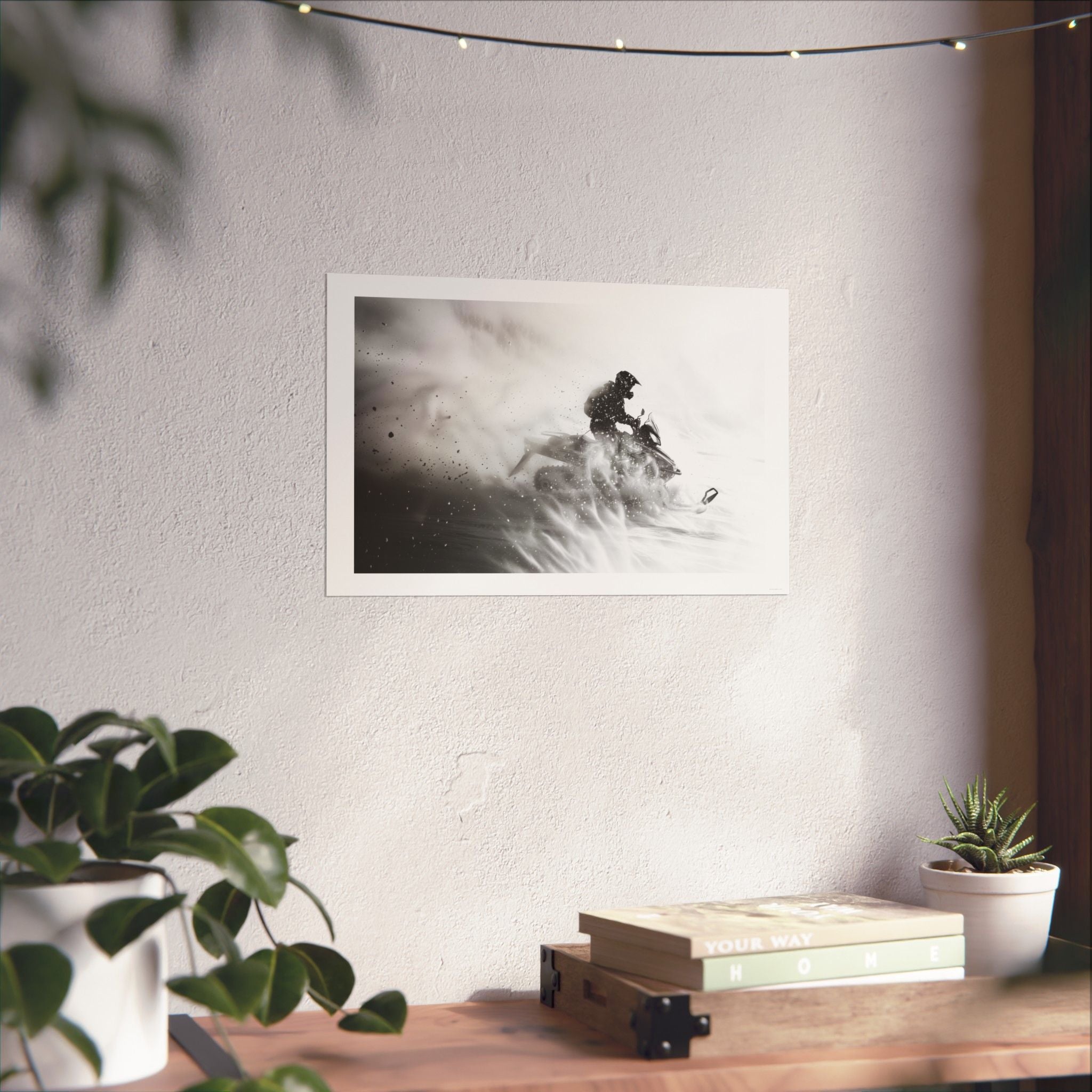 Wind Chill - Snowmobile - Gallery Print Poster - DC0165